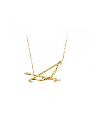 Necklace•The tide series Bow pendant necklace 