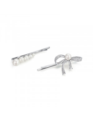 Hairpin• Glam Ever X Akiiiko Co-Branded Merchandise Bow pearl hairpin