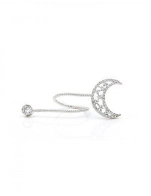 Ring•Moon&Star Collection   Sparkling Moon Ring