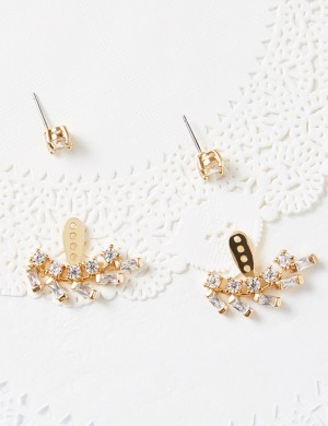 Earrings•Earrings For Fun Collection   Sparking leaf Earrings