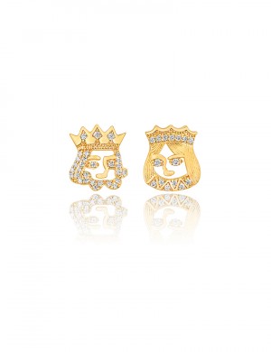 Earrings• King&Queen Collection Ear Studs