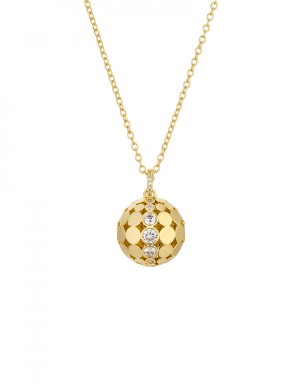 Necklace• Vintage Gold Collection  Disco Ball Necklace