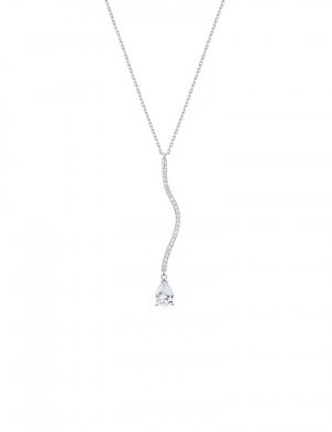 Necklace• Beach Holiday Collection Water Wave Diamond Necklace
