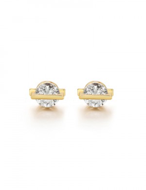 Earrings• Shining Diamond Collection Round Diamond Ear Studs