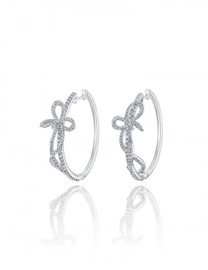 Earrings• Bow Ribbon Collection Big Bow Knot Earrings