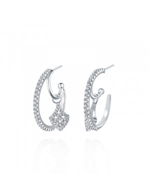 Earrings•The fish tail series  Tail Hoop Earring 