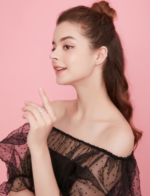 Earrings•Yours Only Collection Letters Clip-on
