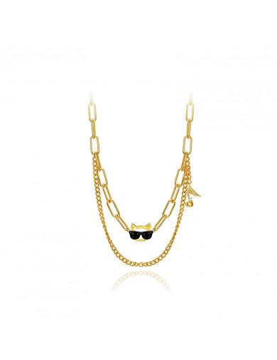 Necklace•Glam Ever X WuJiaCheng Co-Branded Cat music necklace 