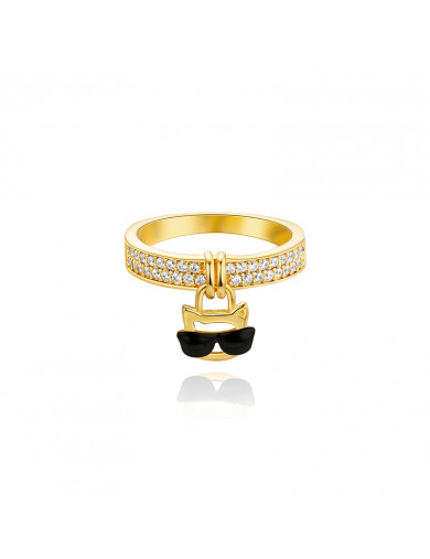 Ring•Glam Ever X WuJiaCheng Co-Branded Cat ring zircon ring 