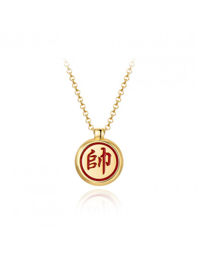 Necklace•The tide series Chess pendant necklace 