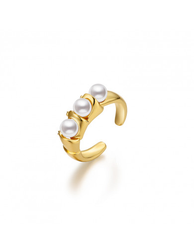  Ring •The tide series Pearl ring in armor 