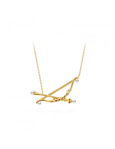 Necklace•The tide series Bow pendant necklace 