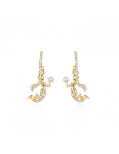 Earrings•Mermaid series Mermaid's Eardrops Earrings 