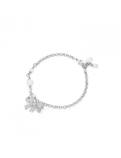 Hand catenary•Glam Ever X Akiiiko Co-Branded Merchandise Bow pearl pendant bracelet 