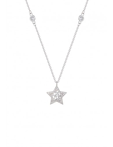Necklace•Moon&Star Collection  Twinkle Star Chain Necklace