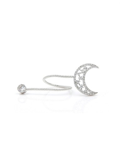 Ring•Moon&Star Collection   Sparkling Moon Ring