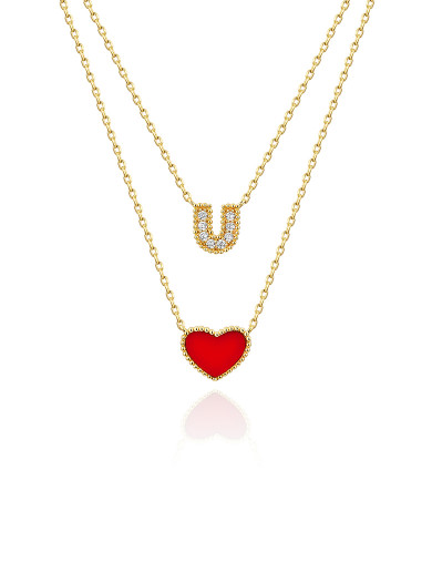 Necklace• Love You Collection I Love U Necklace