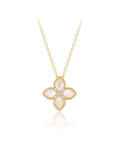 Necklace•Fritillary clover series Clover Necklace