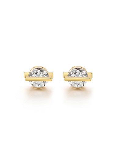 Earrings• Shining Diamond Collection Round Diamond Ear Studs