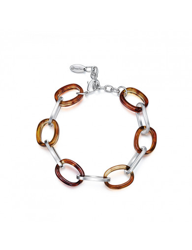 Bracelet•Glam Ever X Chen Ran resin series  Amber metal bracelet