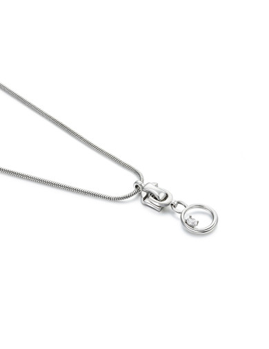 项链•拉链系列 Zipper loop necklace拉链环扣项链