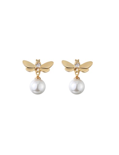 Earrings•Earrings For Fun Collection   Flying Pearl Earrings