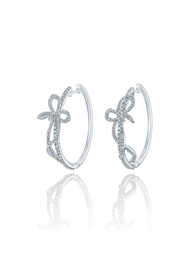 Earrings• Bow Ribbon Collection Big Bow Knot Earrings