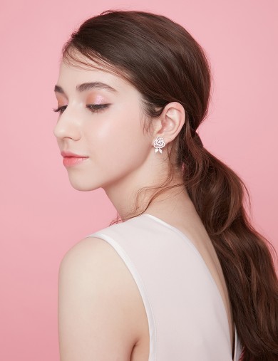 Earrings• English Rose Collection Whisper of Rose Earrings