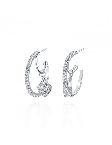 Earrings•The fish tail series  Tail Hoop Earring 