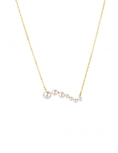 Necklace•Fashion Collection  Waving Pearls Necklace