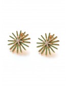 Earrings•Firework Collection Green Sparkle Earrings