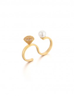 Ring•Miss Diamond Collection Pearl U