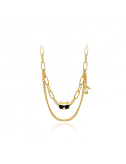 Necklace•Glam Ever X WuJiaCheng Co-Branded Cat music necklace 