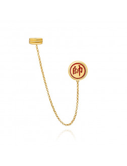 Earrings•The tide series Chess chain earrings bone chain 
