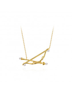 Necklace•The tide series Bow pendant necklace 