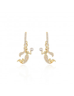 Earrings•Mermaid series Mermaid's Eardrops Earrings 