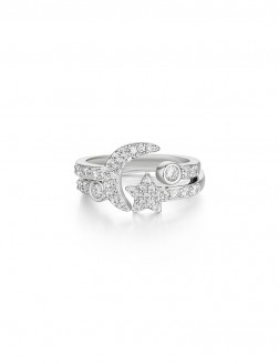 Ring•Moon&Star Collection Hug u