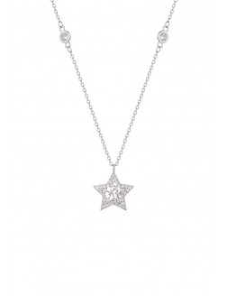 Necklace•Moon&Star Collection  Twinkle Star Chain Necklace