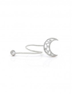 Ring•Moon&Star Collection   Sparkling Moon Ring