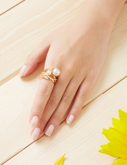 Ring•Miracle Pearl Collection   Sunset Ring