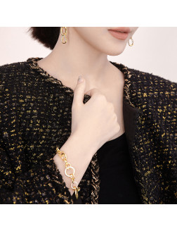 Hand catenary•Glam Ever X Akiiiko Co-Branded Merchandise  Zircon chain bracelet 