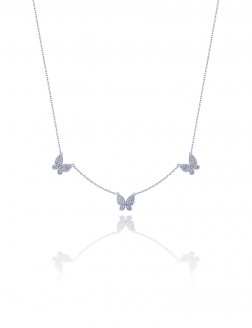 Necklace• Butterfly Collection Triple Butterflies Necklace