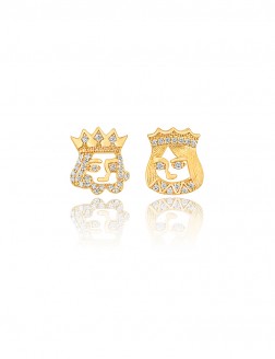 Earrings• King&Queen Collection Ear Studs