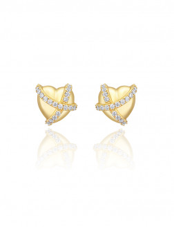 Earrings• Love You Collection Give U My Heart Earstuds