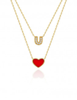 Necklace• Love You Collection I Love U Necklace