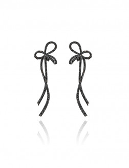 Earrings• Bow Ribbon Collection Silky Bow Ribbon Earrings