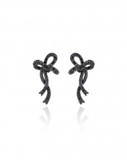 Earrings• Bow Ribbon Collection Silky Bow Ribbon Earstuds