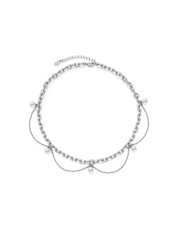 项链•深海秘境系列 Plankton double necklace 浮游生物双层项链