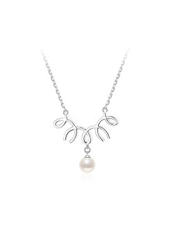 项链•蕾丝系列 Lace and pearl necklace 蕾丝珍珠项链