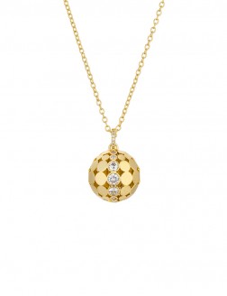 Necklace• Vintage Gold Collection  Disco Ball Necklace